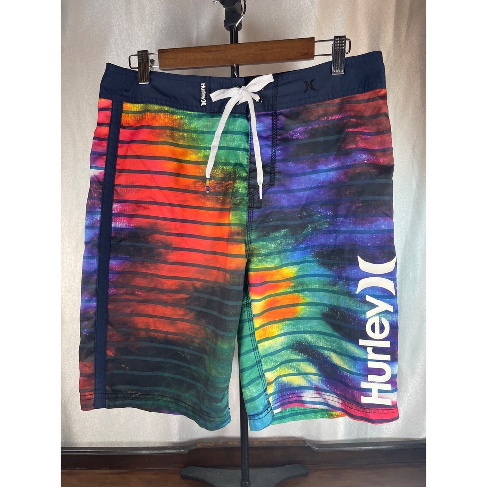 Phantom‎ Tie Dyed Hurley Board Shorts Swim Trunks Suit  Size Men's 30-32